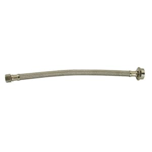 3/8 in. Compression x 7/8 in. Ballcock x 20 in. Length Flexible Braided Stainless Steel Toilet Connector with Brass Nut