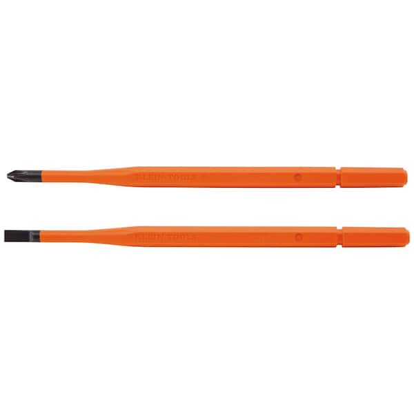 Klein Tools Screwdriver Blades Insulated Single-End (2-Pack)