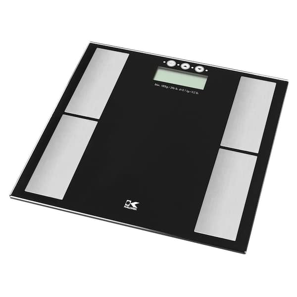 Bluetooth Body Fat Scale , Digital Bathroom Scale, Body Composition  Analyzer for Body Weight, Body Fat, Muscle Mass and More, 396lb (Black) 