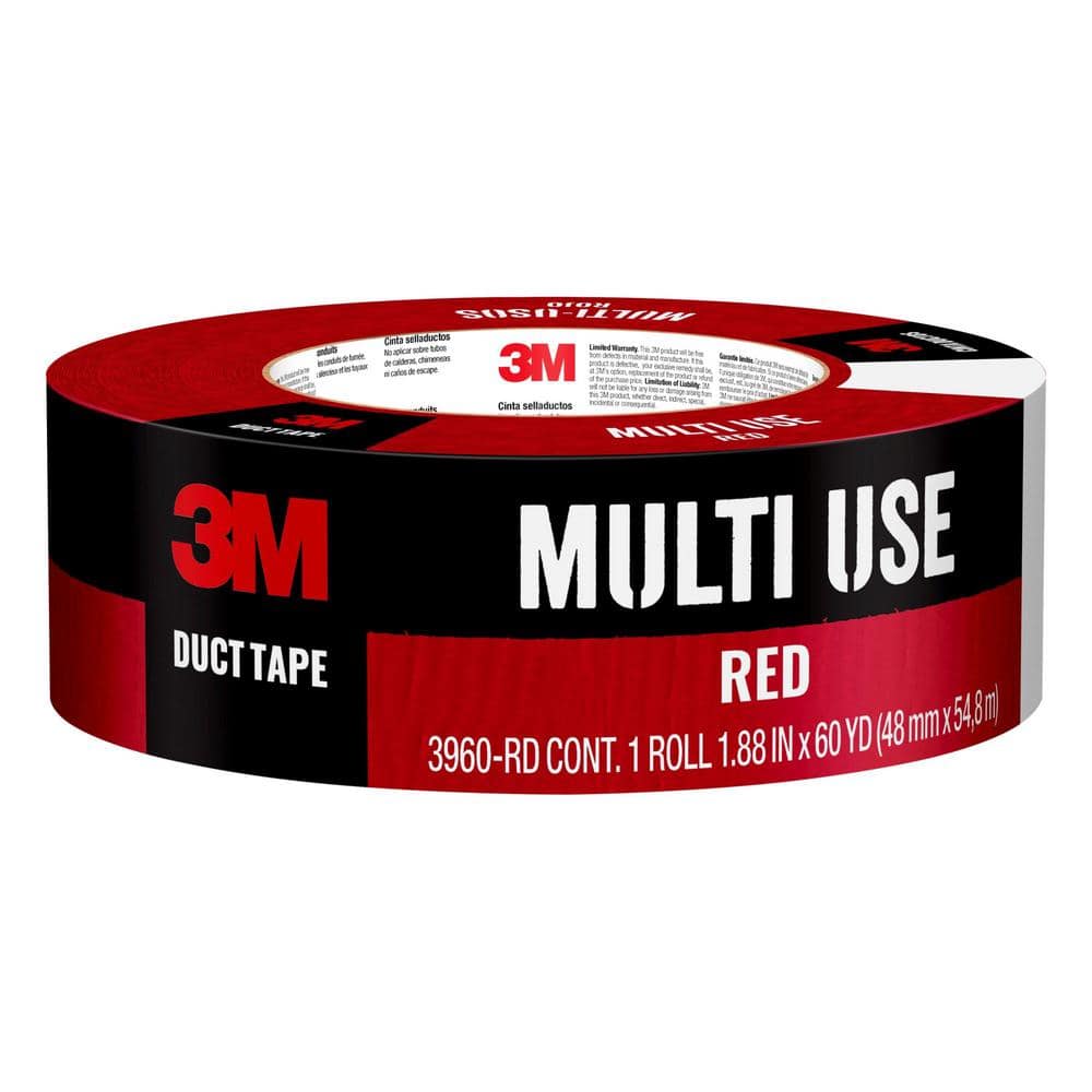 3M Multi-Purpose Duct Tape Red 1.88 Inches by 20 Yards 3920-RD 