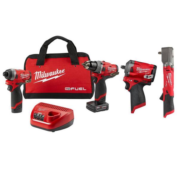 Milwaukee M12 FUEL 12V LiIon Brushless Cordless Hammer Drill/Impact