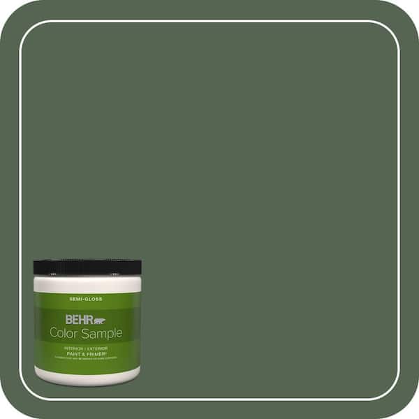 BEHR PREMIUM PLUS 8 oz. #HDC-WR15-11 Deep Emerald Semi-Gloss