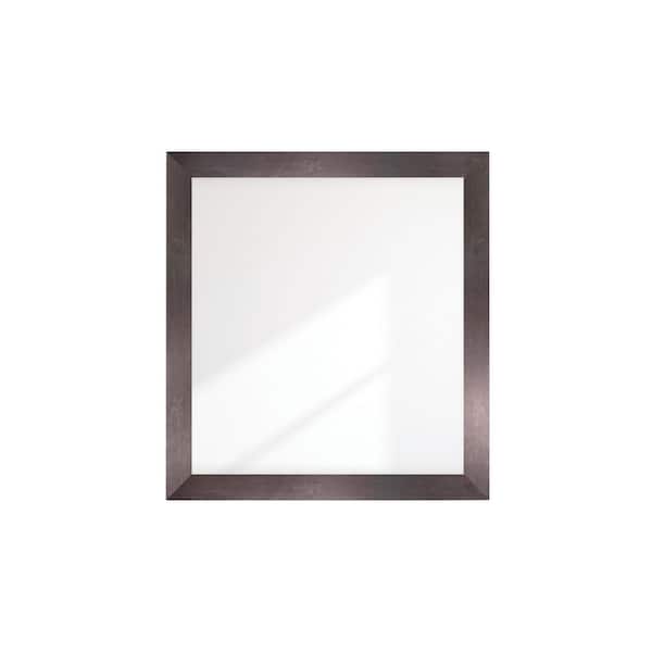 BrandtWorks 37 in. W x 40 in. H Rustic Espresso Wide Framed Wall Mirror