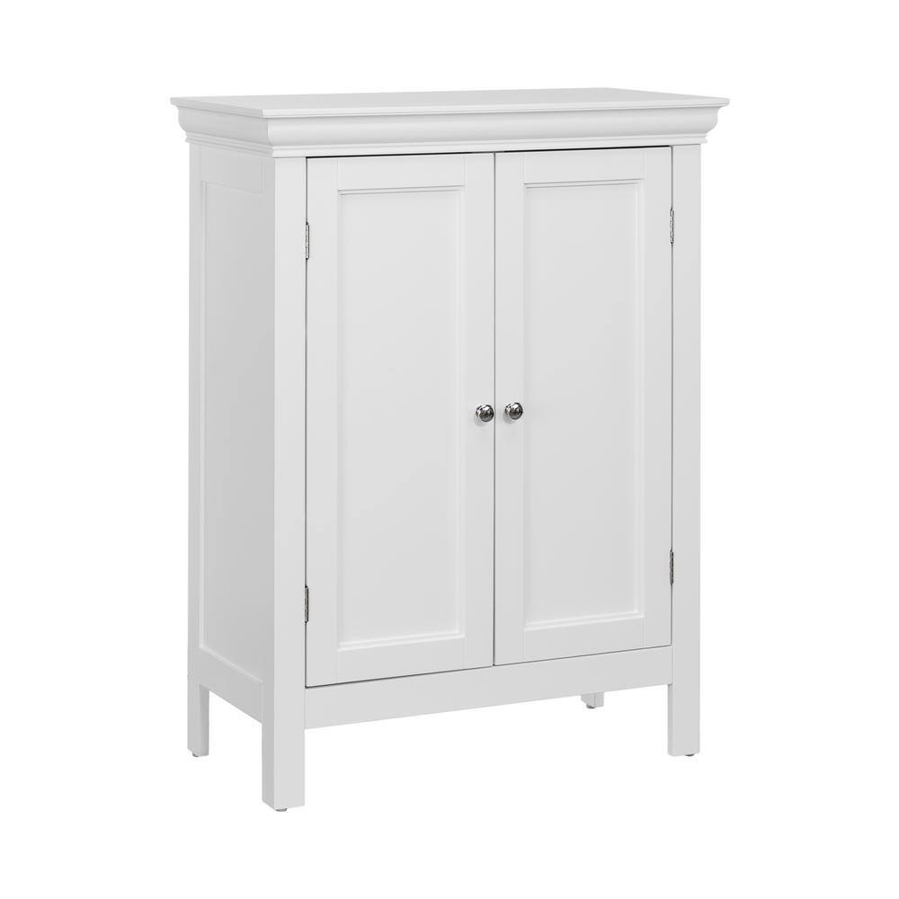 Teamson Home Stratford 13 in. W x 26 in. D x 34 in. H White Bathroom