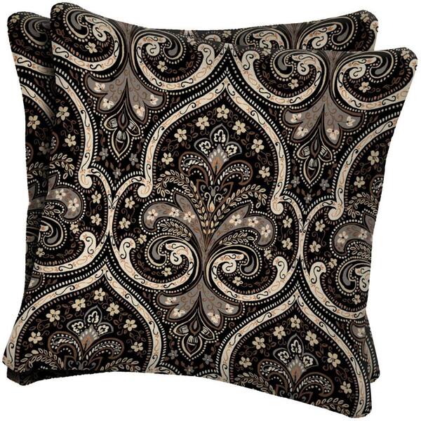 Arden Medici Shale Outdoor Throw Pillow (2-Pack)-DISCONTINUED