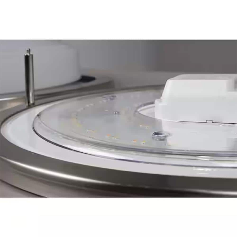 14" Brushed Nickel LED Flush Mount Ceiling Light
