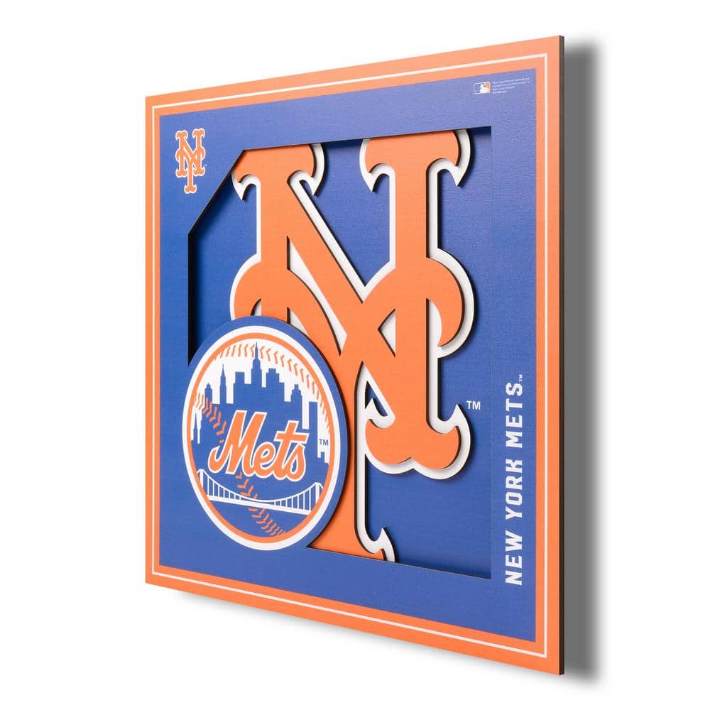 NEW YORK Mets METAL Can KOOZIE 3D