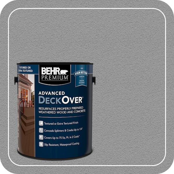 1 gal. #SC-143 Harbor Gray Textured Solid Color Exterior Wood and Concrete Coating