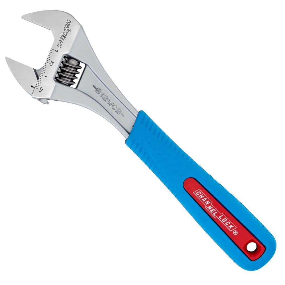CODE BLUE 12 in. Adjustable Wrench 812WCB - The Home Depot