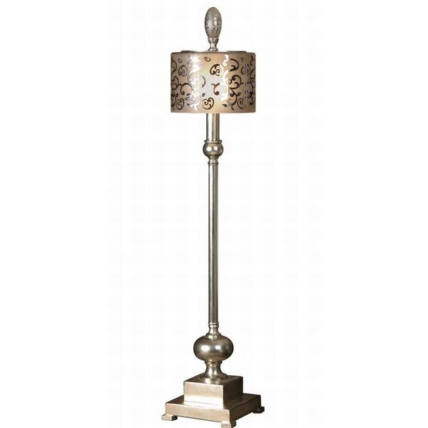 Global Direct 31.5 in. Silver Vine Buffet Lamp-DISCONTINUED