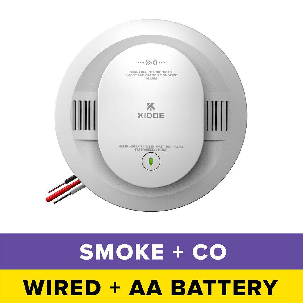 Hardwired AA Battery Backup Smoke and Carbon Monoxide Detector, Wire-Free Interconnect, 21033919 price history on PriceWatchPro