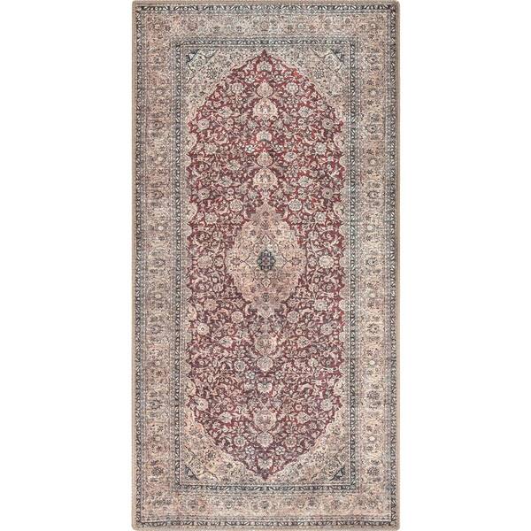 Well Woven Lotus Tonti Red Vintage, Washable Accent Rugs
