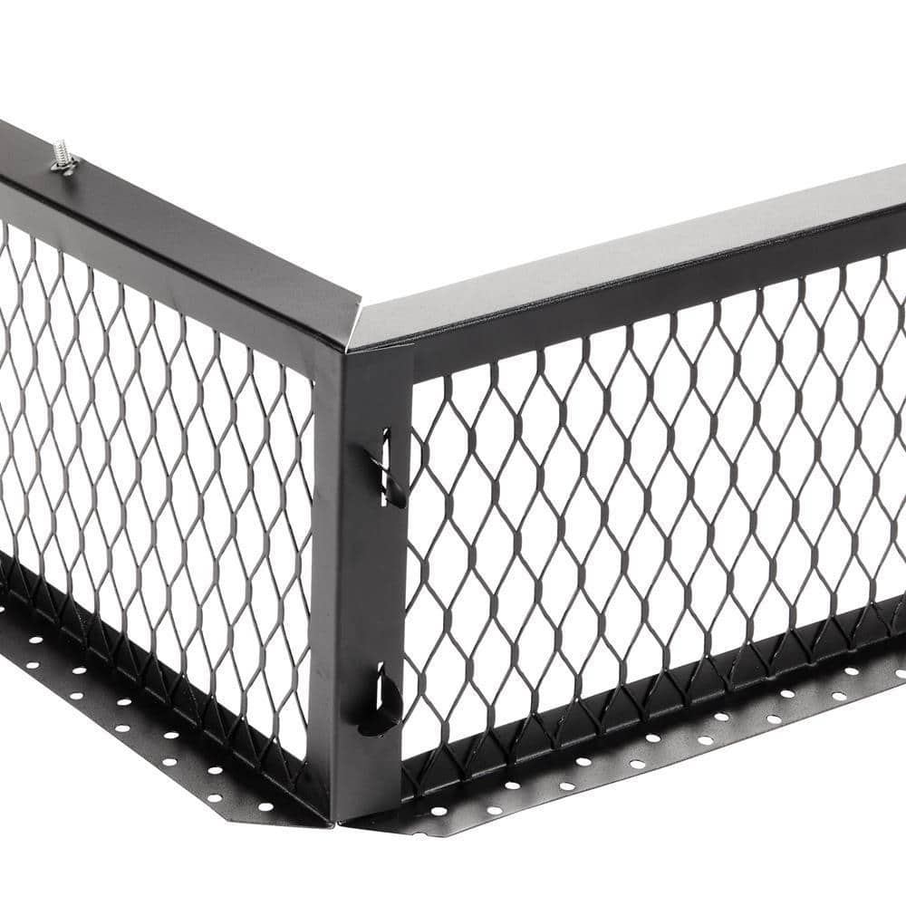 Rectangular Black Galvanized Steel Multi-Flue Chimney Cap