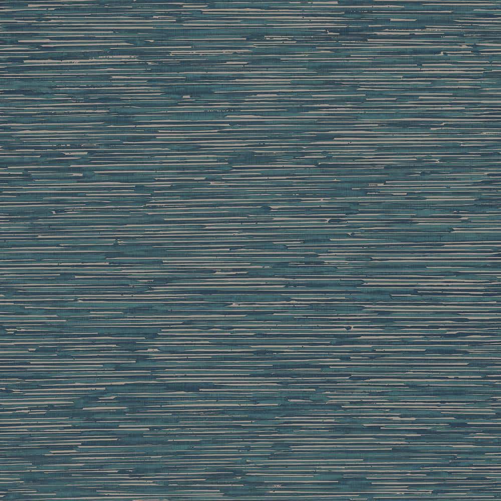 TexStyle Collection Navy/Silver Bronze Effect Horizontal Stripe Metallic Fi