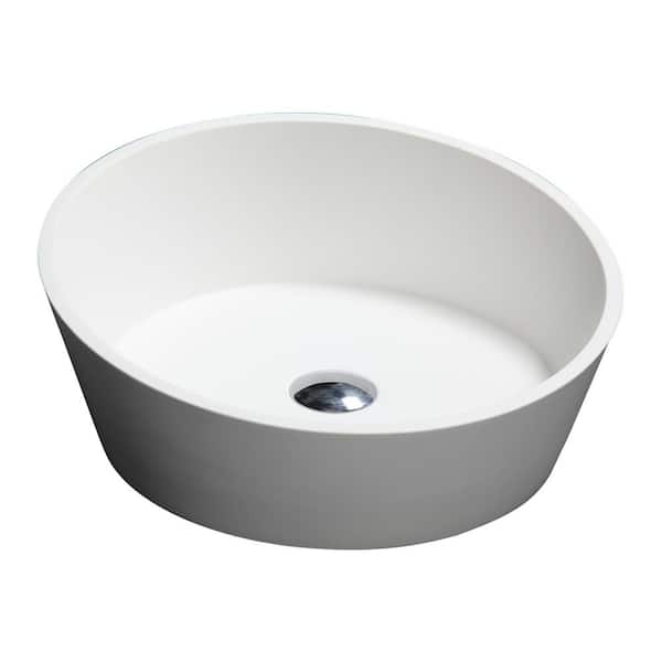 Barclay Products Aura Vessel Sink in White Gloss