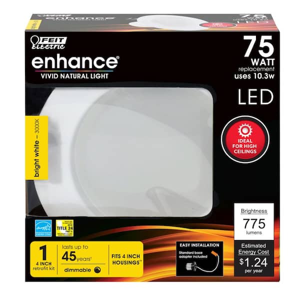 Brightex, (Pack Of 4 5W Led Ceiling Light Round Recessed LED Panel Down - View #5