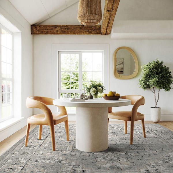 nuLOOM Essa Vintage 13 ft. x 15 ft. Light Grey Living Room/Bedroom