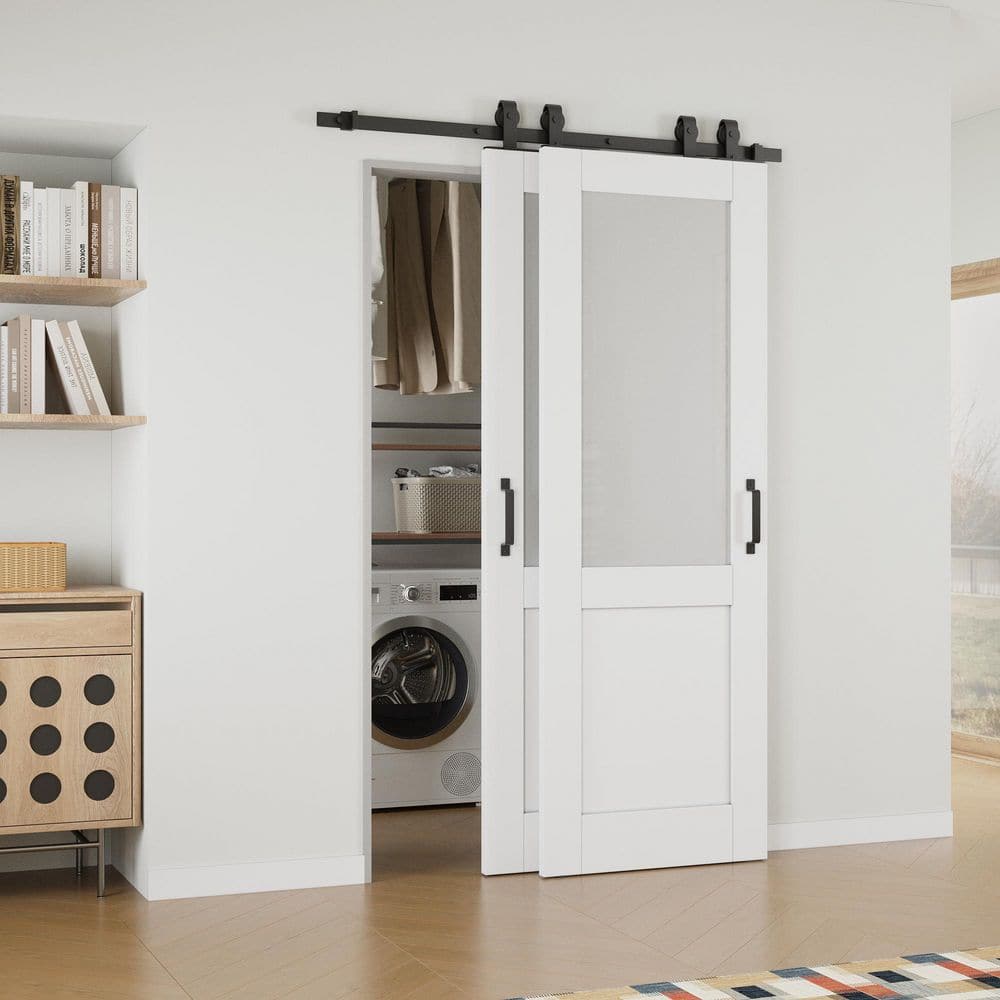 Best HD Pictures about  White Sliding Barn Door  with No AI Images