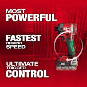 M18 FUEL 18-V Lithium-Ion Brushless Cordless 1/4 in. Hex Impact Driver Kit with 6-1/2 in. Circular Saw
