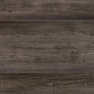 Hand Scraped Strand Woven Tacoma 3/8 in. T x 5-1/5 in. W x 36.22 in. L Solid Bamboo Flooring(26.14 sqft / case)