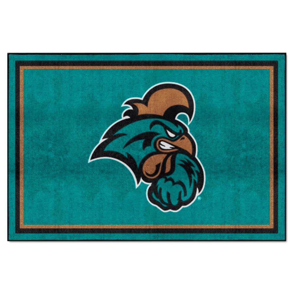 Fanmats Ncaa - Coastal Carolina Teal 5 Ft. X 8 Ft. Area Rug 21607 - The 