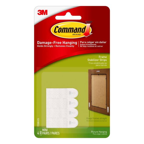 Command 3 lb. Plastic Frame Stabilizer Strips