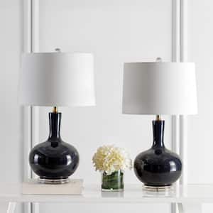 Nilla 26.5 in. Navy/Clear Table Lamp