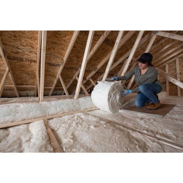 Insulation - Denim insulation has an R-value around 3.4 to 3.7 per inch –  very similar to fiberglass. Installation is essentially the same as with  fiberglass insulation but no special equipment or