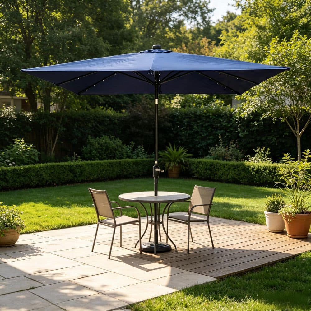 broyhill patio umbrella oblong PURPLE LEAF 15x9ft Double-Sided Rectangular Outdoor Market with Base, Light Grey Base is NOT INCLUDED Big - @designofyourlife is chasing