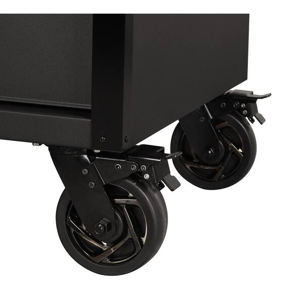International 56 in. W x 27.6 in. D 10-Drawer Matte Black Heavy