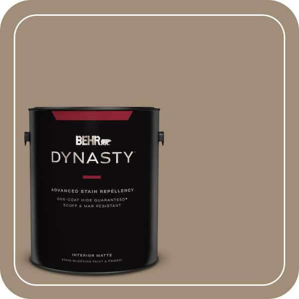 BEHR DYNASTY 1 gal. #ECC-17-1 Cottage Walk Matte Interior Stain-Blocking Paint & Primer