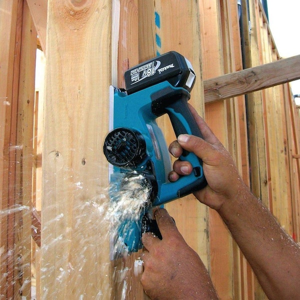 18V LXT Lithium-Ion 3-1/4 in. Cordless Planer (Tool-Only) with 18V LXT Brushless Variable Speed Reciprocating Saw