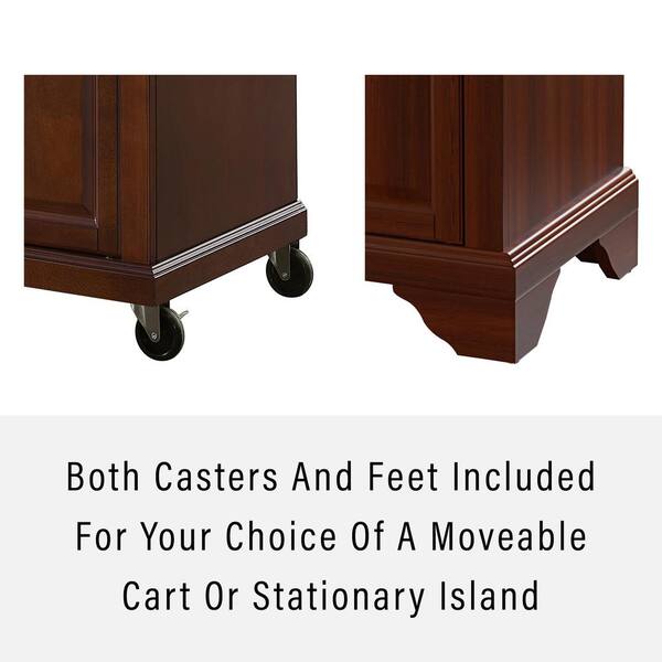 CROSLEY FURNITURE Lafayette Mahogany Full Size Kitchen Island/Cart with Granite Top - image 3