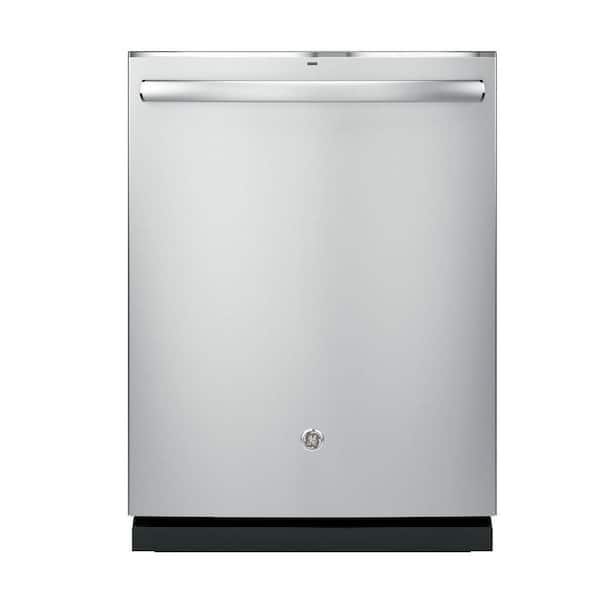 GE 24 in. Stainless Steel Top Control Dishwasher 120-Volt with Stainless Steel Tub, Steam Cleaning, and 46 dBA