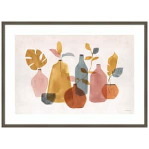 "Terracotta Vases 01" by Lisa Audit 1-Piece Wood Framed Giclee Home Art Print 30 in. x 41 in.