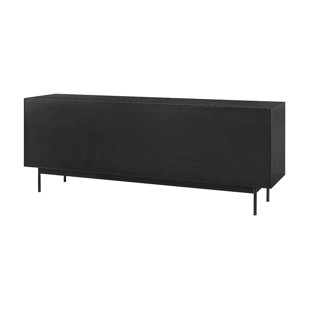 Park Avenue Black Double Dresser with Soft Close Dovetail Drawers