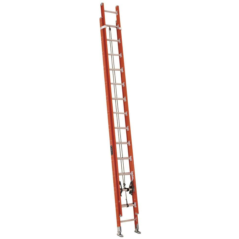 Louisville Ladder 28 ft. Fiberglass Extension Ladder, ANSI, Type IA, 300 lbs. Load Capacity