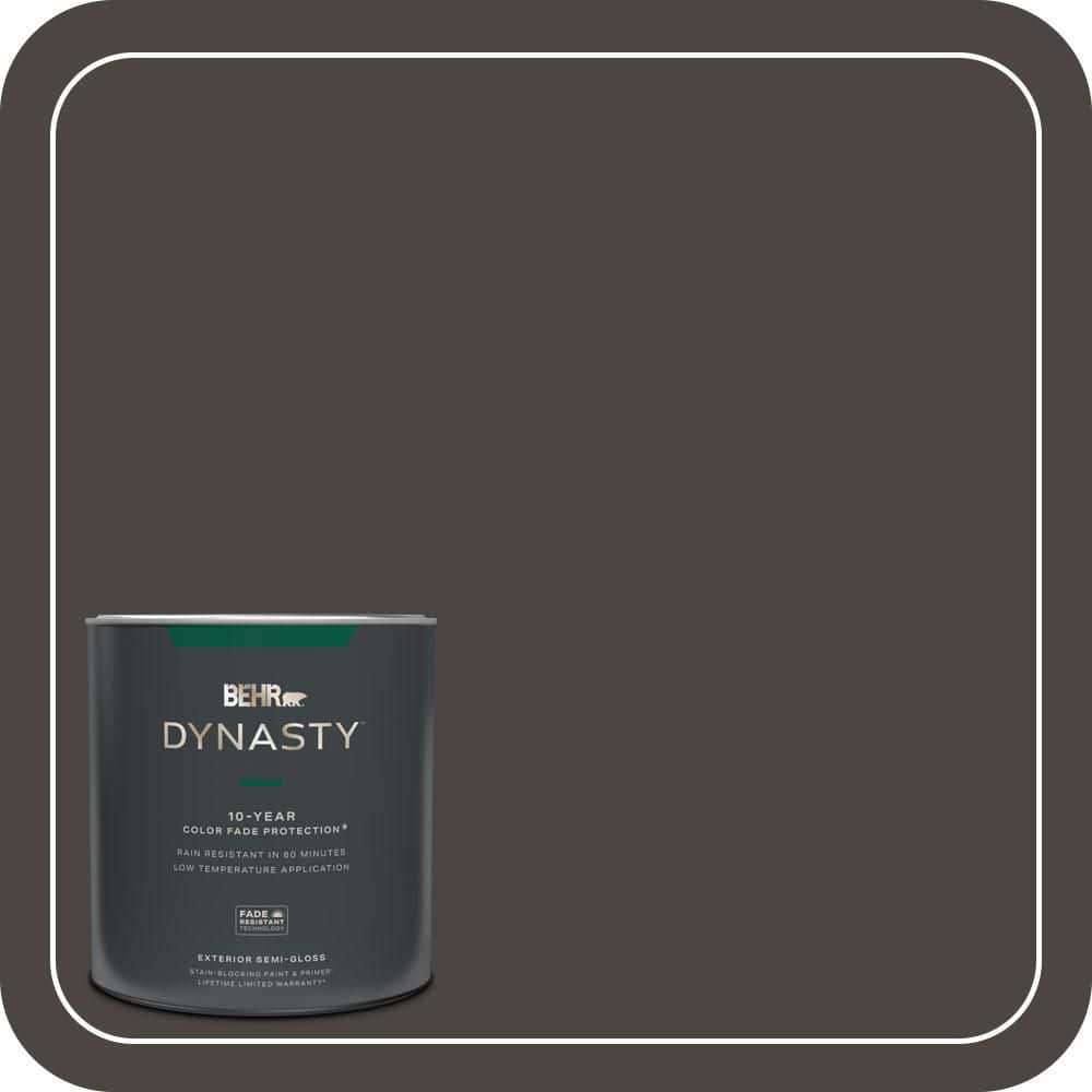 1 qt. #T16-01 Black Pearl Semi-Gloss Exterior Stain-Blocking Paint & Primer price history on PriceWatchPro