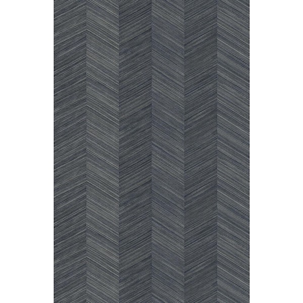 Seabrook Designs 60.75 sq. ft. Overcast Chevy Hemp Embossed Vinyl Unpasted Wallpaper Roll