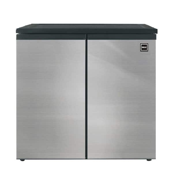 RCA 31 in. 5.5 cu. ft. Side by Side 2 Door Mini Fridge in Black RFR551 -  The Home Depot