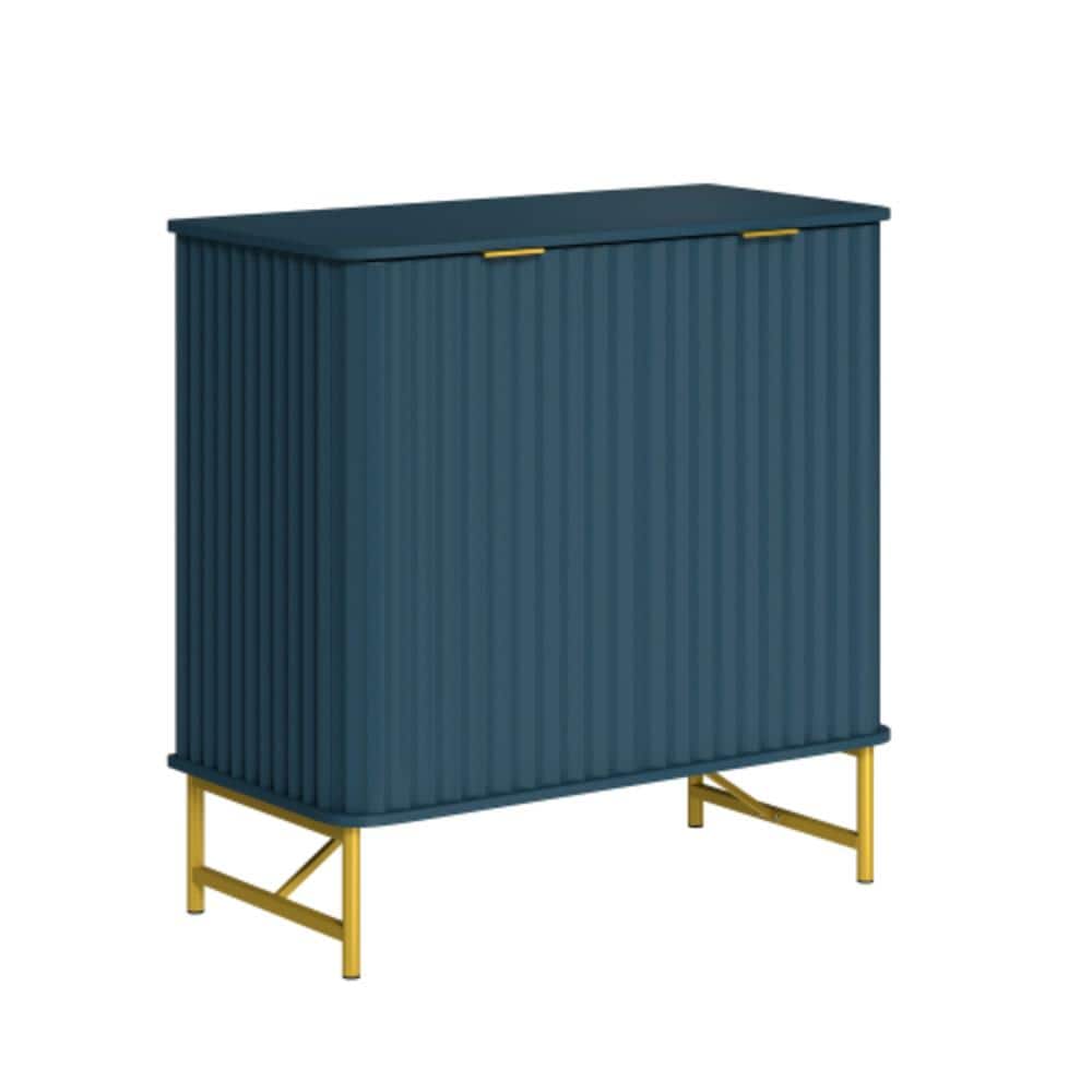 31.5 in. W x 15.75 in. D x 31.5 in. H Bathroom Blue Linen Cabinet with Soft-Closing Hinges price history on PriceWatchPro