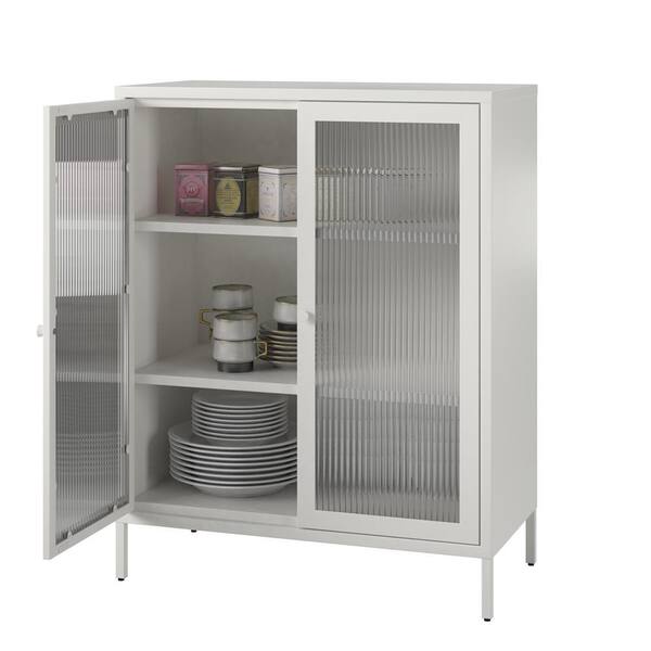 Ameriwood Home Ashbury Heights 31.5-in W x 39.96-in H Steel White Freestanding Utility Storage Cabinet