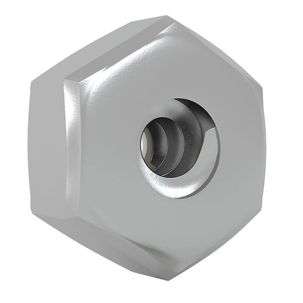 Everbilt #8-32 Zinc Plated Nylon Lock Nut (100-Pack) 800292 - The