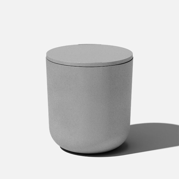 Veradek Side Table Series Kona Round Gray Plastic 21 in. Height Cooler Side table