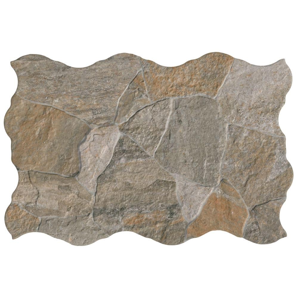 MSI Neptune Gold Matte Porcelain Flagstone Look Floor and Wall