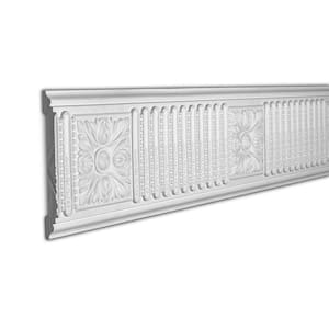 1-3/8 in. x 7-7/8 in. x 96 in. Acanthus Leaf Polyurethane Frieze Moulding Pro Pack 16 LF (2-Pack)