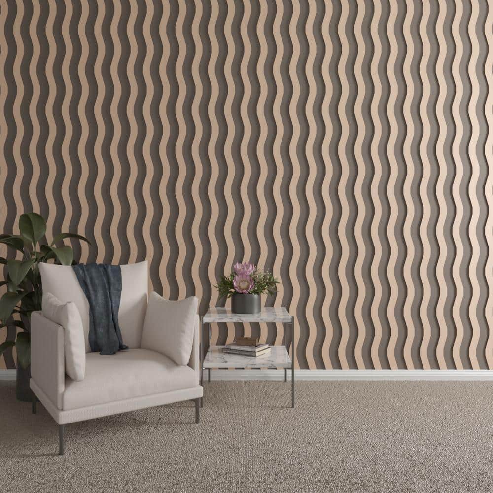 Brazos 47" Alder Wood Decorative Slat Wall Panel Kit