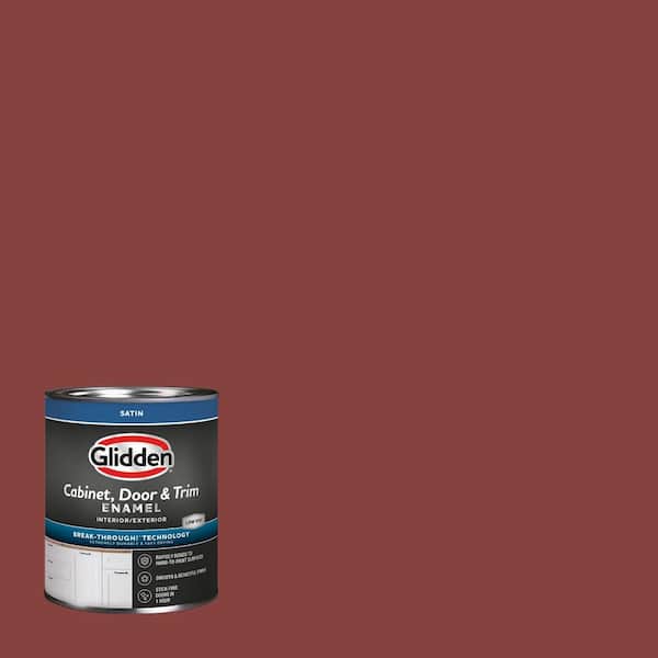 1 qt. PPG1056-7 Brick Dust Satin Door, Trim and Cabinet Paint