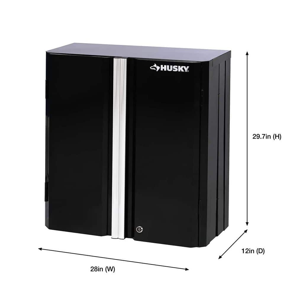 28 in. W x 30 in. H x 12 in. D Folding System 22-Gauge Steel 1-Shelf Wall M