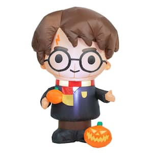 3.2 ft Harry Potter Holding Pumpkin Halloween Inflatable